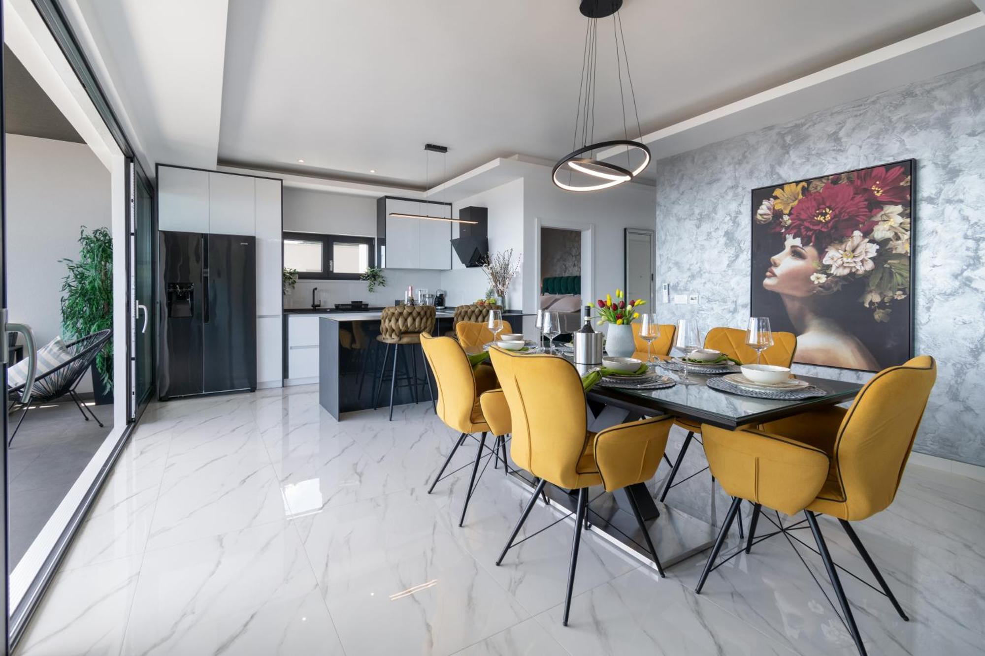 Lux Penthouse Panoramic View With Jacuzzi Apartman Makarska Kültér fotó